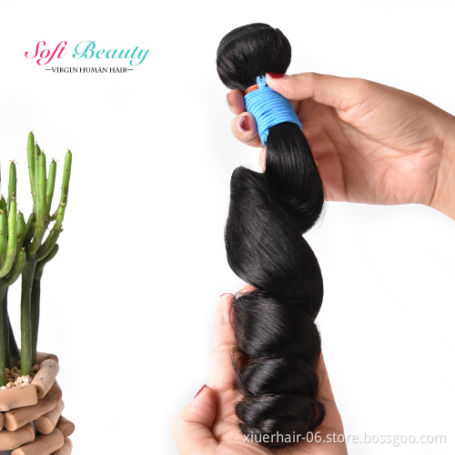 Loose wave 12A Grade Vendor Real Extensions 3 Bundles and Lace Closure 100% Human Cuticle Aligned Raw Virgin Hair Unprocessed